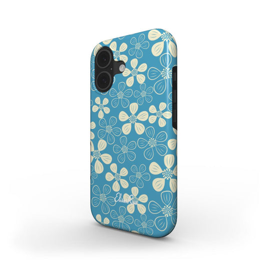Modern Abstract Blue – MagSafe Tough Phone Case | Elissa Rua