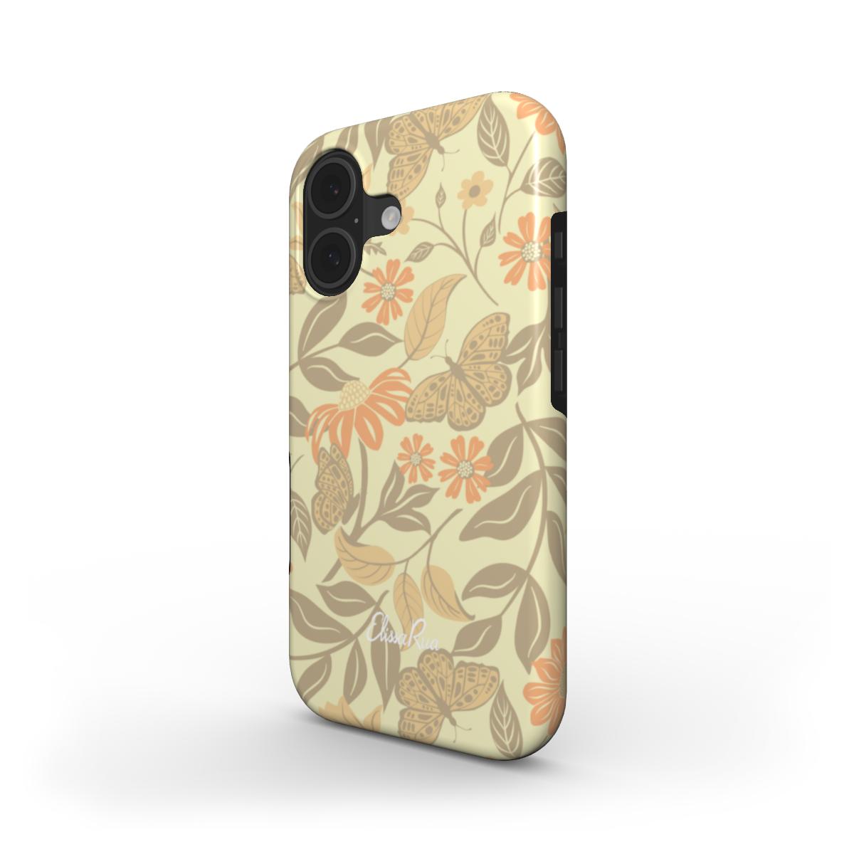Butterfly & Floral MagSafe Tough Phone Case | Elissa Rua