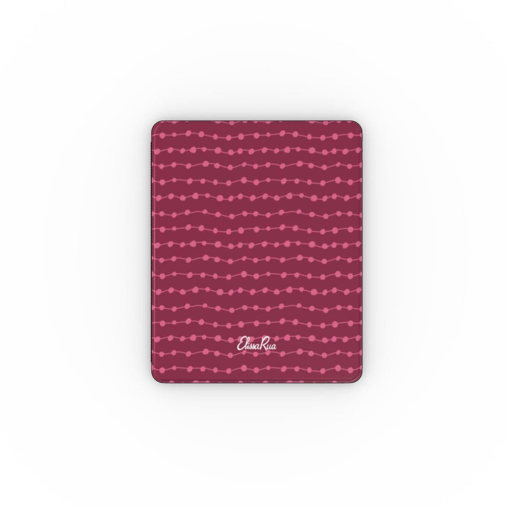 Cherry & Pink Stripe – Apple iPad Case | Elissa Rua