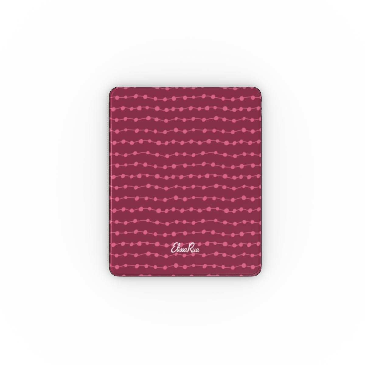 Cherry & Pink Stripe – Apple iPad Case | Elissa Rua