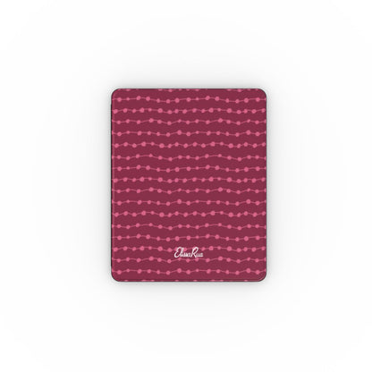 Cherry & Pink Stripe – Apple iPad Case | Elissa Rua