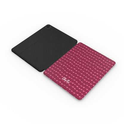Cherry & Pink Stripe – Apple iPad Case | Elissa Rua