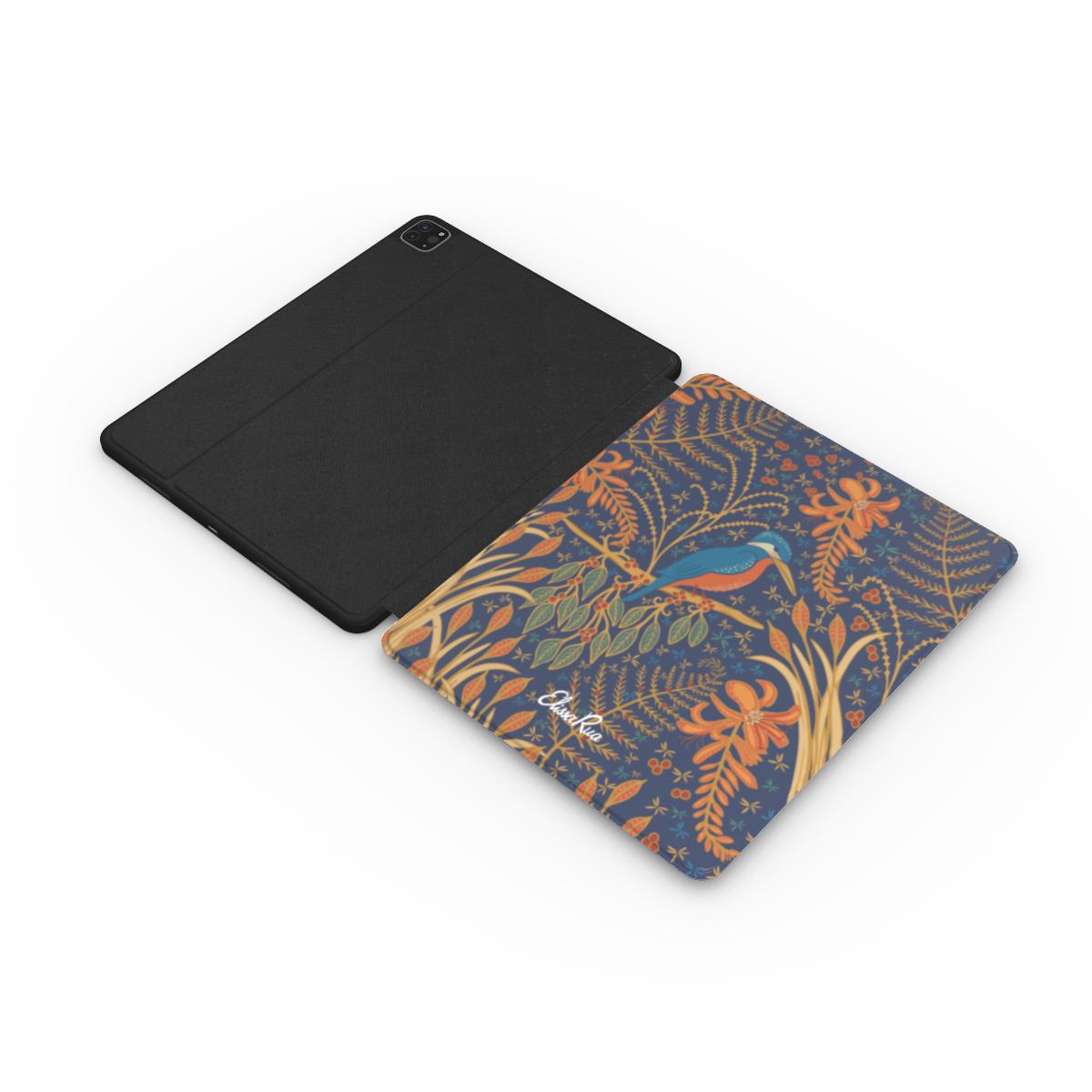 Kingfisher Art Nouveau – Apple iPad Case | Elissa Rua