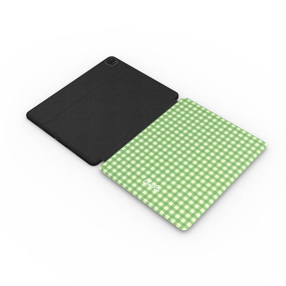 Green Gingham – Apple iPad Case | Classic Check Pattern