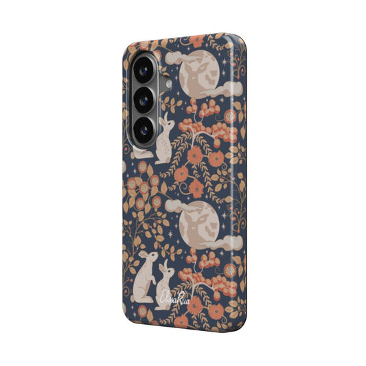 Bunny & the Moon – Magnetic Tough Phone Case | Elissa Rua