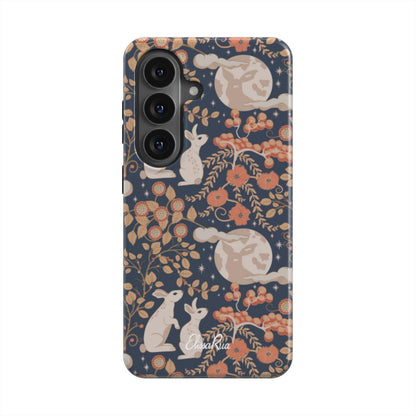 Bunny & the Moon – Magnetic Tough Phone Case | Elissa Rua