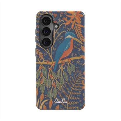 Kingfisher Art Nouveau – Magnetic Tough Phone Case | Elissa Rua