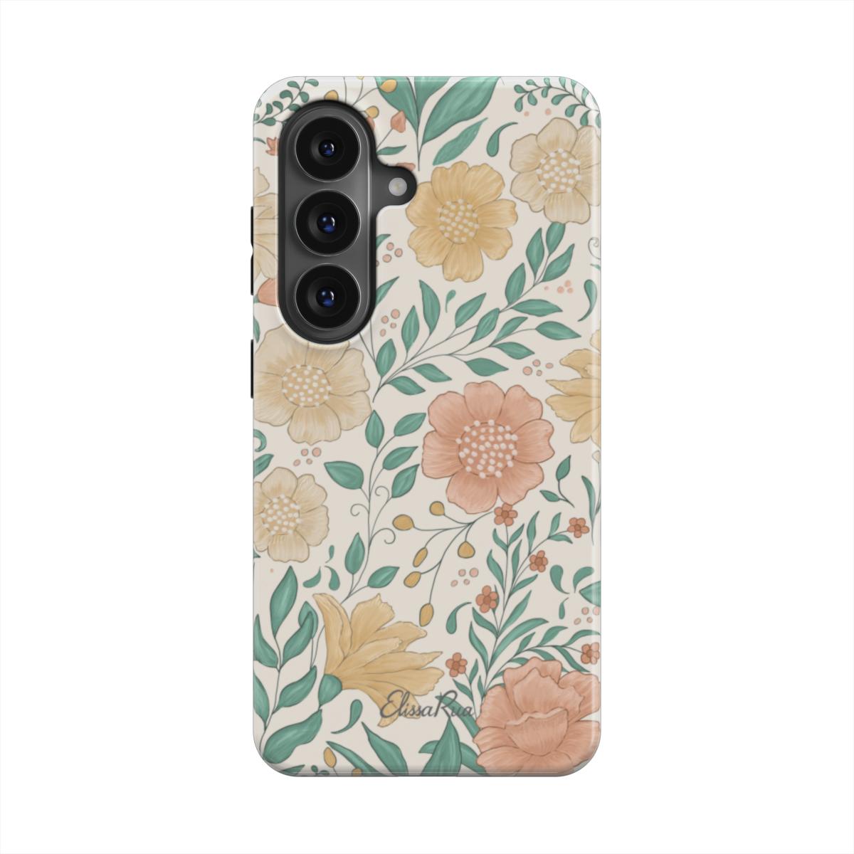 Wildflowers Floral – Magnetic Tough Phone Case | Elissa Rua