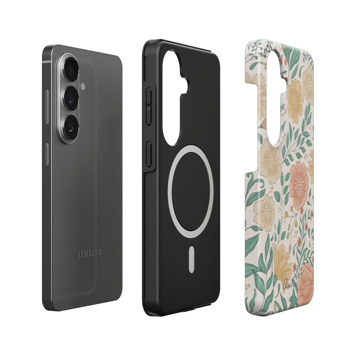 Wildflowers Floral – Magnetic Tough Phone Case | Elissa Rua