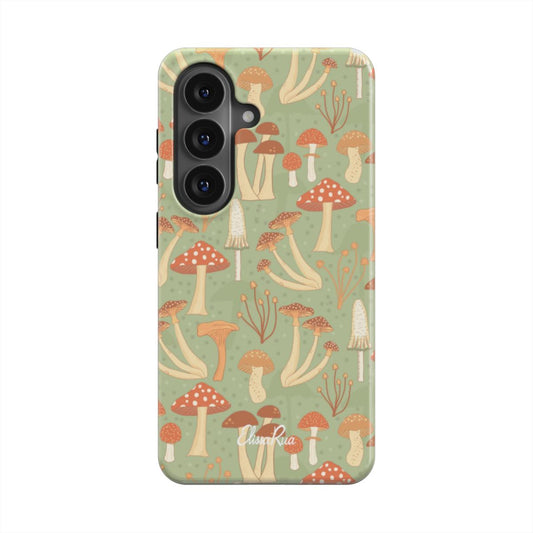 Fabulous Funghi Mushroom – Magnetic Tough Phone Case | Elissa Rua