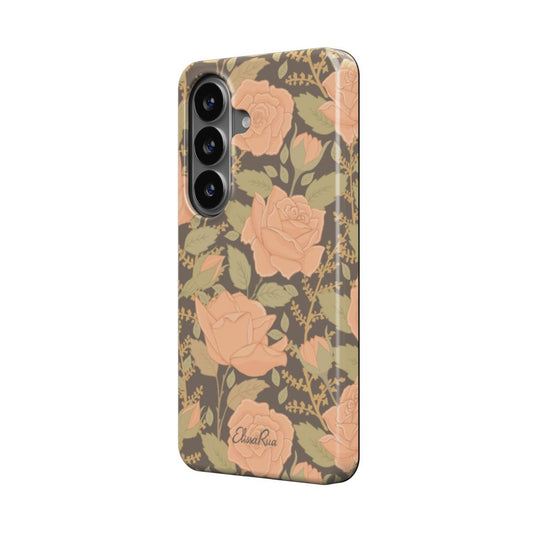 Vintage Rose Floral – Magnetic Tough Phone Case | Elissa Rua