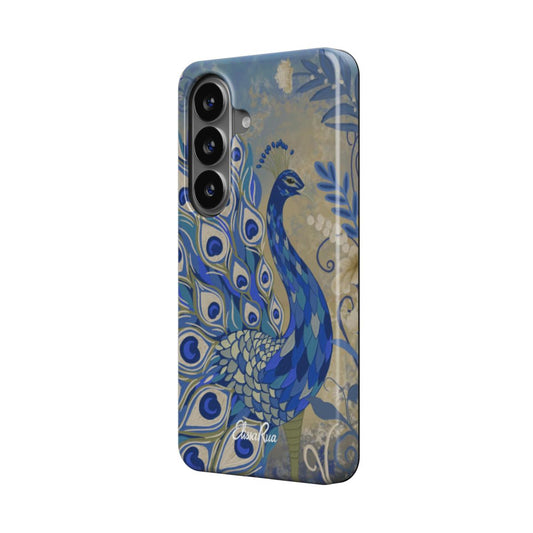 Peacock Ornate – Magnetic Tough Phone Case | Elissa Rua