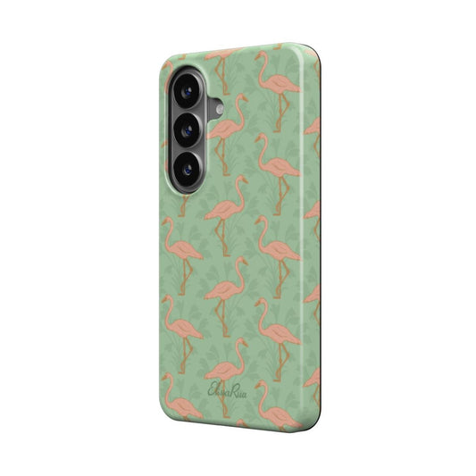 Pink Flamingo Abstract – Magnetic Tough Phone Case | Elissa Rua
