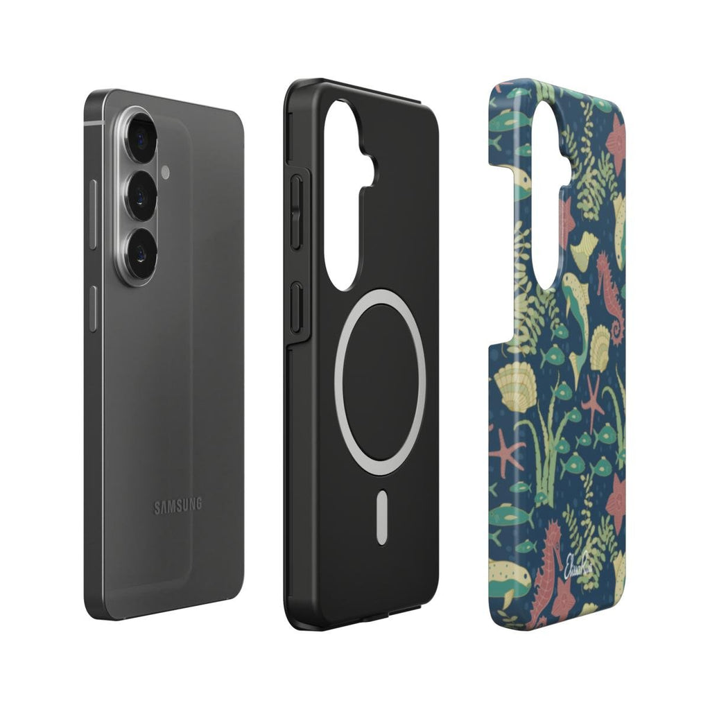 Ocean Dance Marine – Magnetisch robuust telefoonhoesje | Elissa Rua