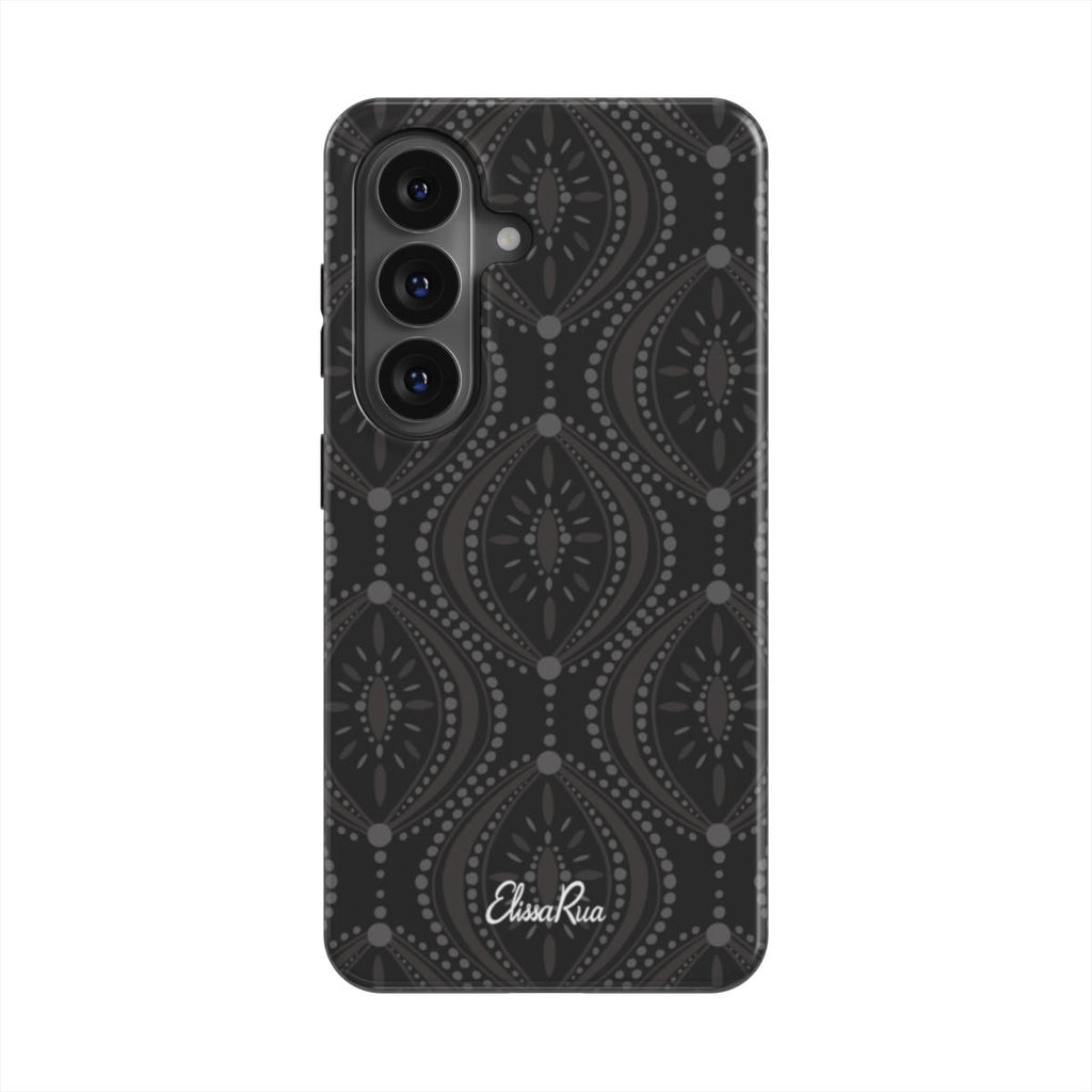 Black Geometric – Magnetic Tough Phone Case | Elissa Rua