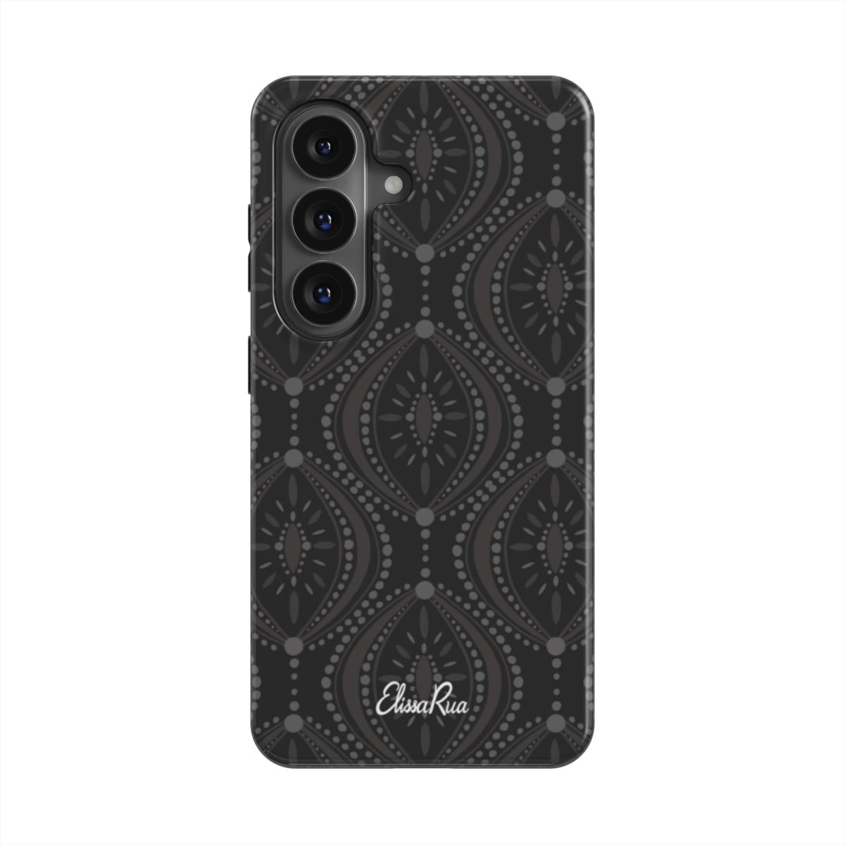 Black Geometric – Magnetic Tough Phone Case | Elissa Rua