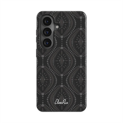 Black Geometric – Magnetic Tough Phone Case | Elissa Rua