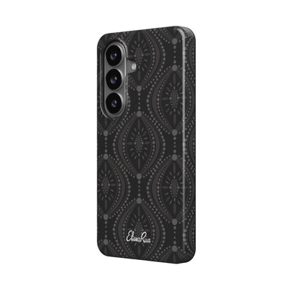 Black Geometric – Magnetic Tough Phone Case | Elissa Rua
