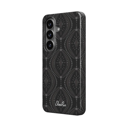 Black Geometric – Magnetic Tough Phone Case | Elissa Rua