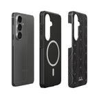 Black Geometric – Magnetic Tough Phone Case | Elissa Rua
