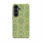 Green Boho Geometric – Magnetic Tough Phone Case | Elissa Rua