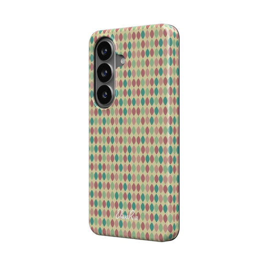 Retro Geometric Teardrop – Magnetic Tough Phone Case | Elissa Rua