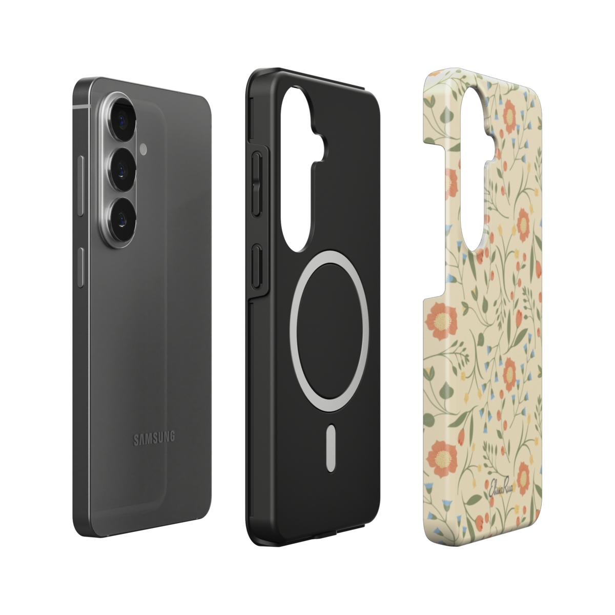 Floral Whimsy – Magnetic Tough Phone Case | Elissa Rua
