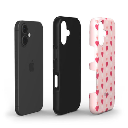Pink Heart Stripe – Tough Phone Case | Elissa Rua