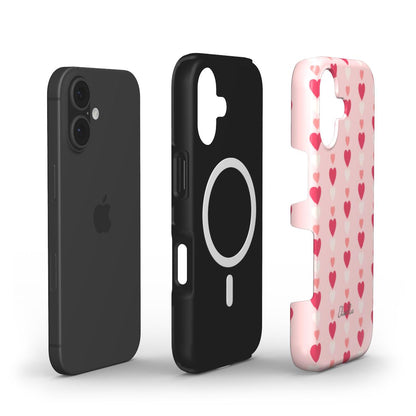Pink Heart Stripe – MagSafeTough Phone Case | Elissa Rua