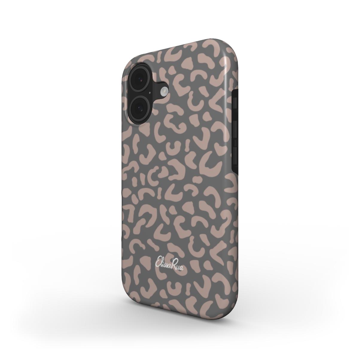Charcoal Leopard – Tough Phone Case | Elissa Rua