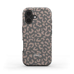 Charcoal Leopard – MagSafe Tough Phone Case | Elissa Rua