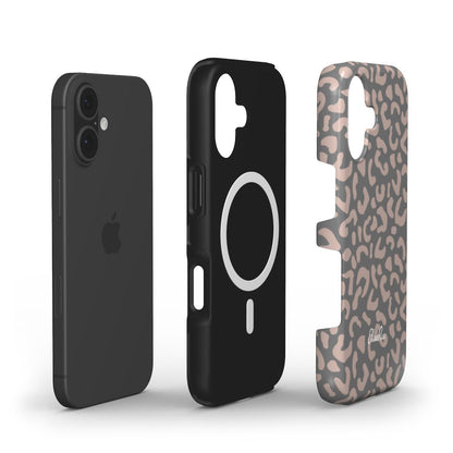 Charcoal Leopard – MagSafe Tough Phone Case | Elissa Rua