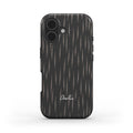 Charcoal Rain – Tough Phone Case | Elissa Rua