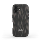 Charcoal Rain – Tough Phone Case | Elissa Rua