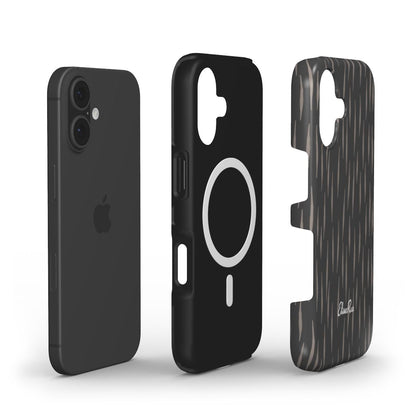 Charcoal Rain – MagSafe Tough Phone Case | Elissa Rua