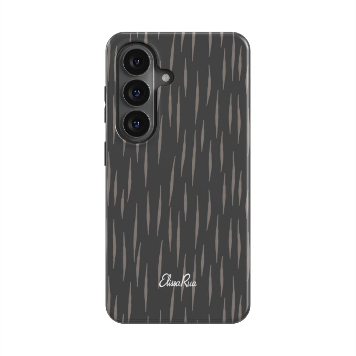 Charcoal Rain – Magnetic Tough Phone Case | Elissa Rua