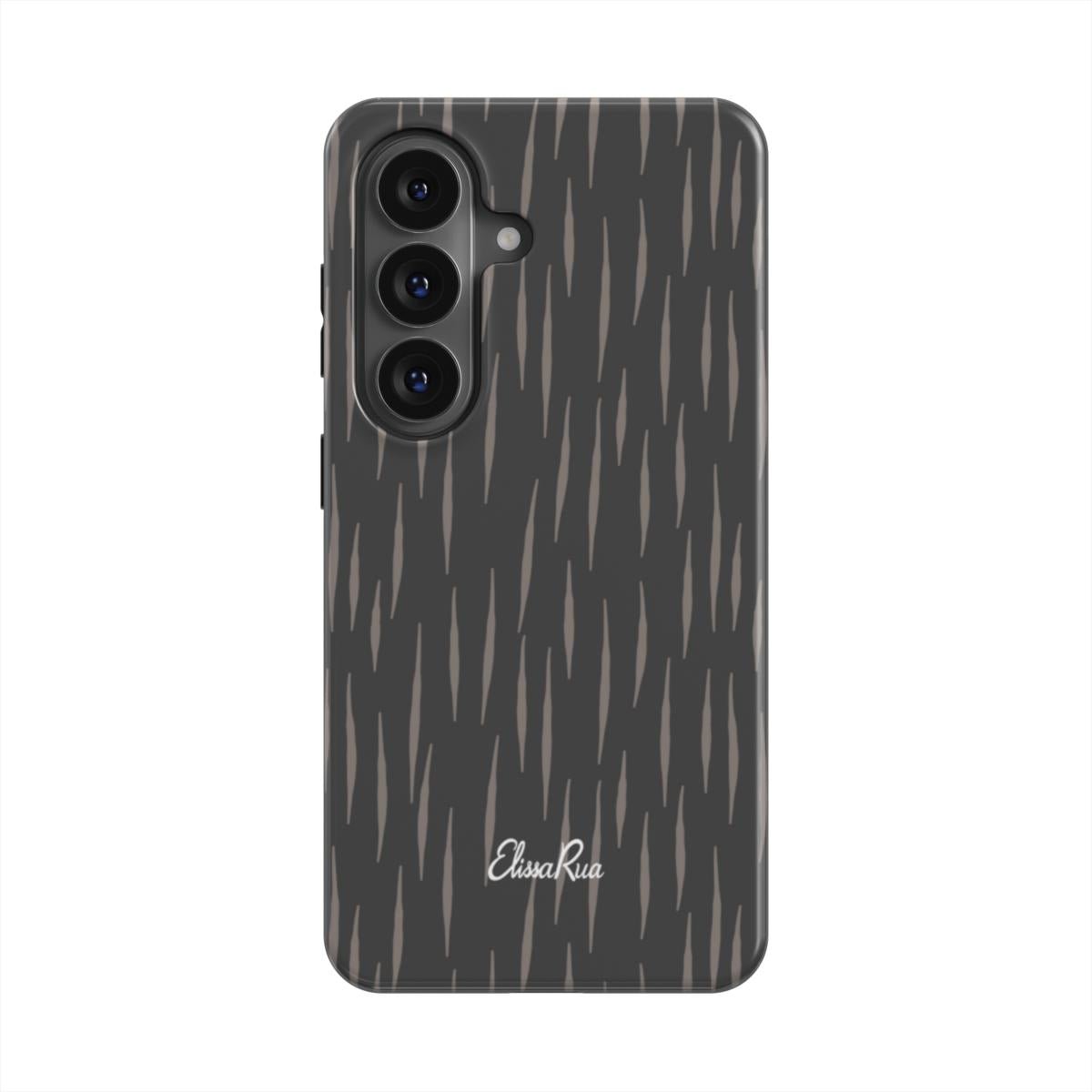 Charcoal Rain – Magnetic Tough Phone Case | Elissa Rua
