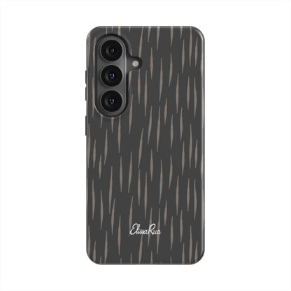 Charcoal Rain – Magnetic Tough Phone Case | Elissa Rua