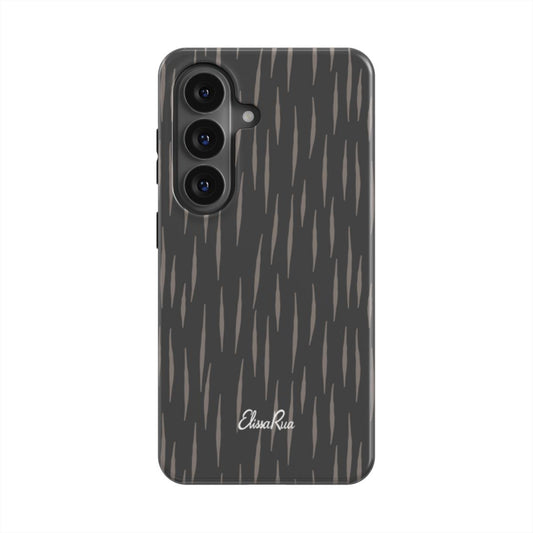Charcoal Rain – Magnetic Tough Phone Case | Elissa Rua