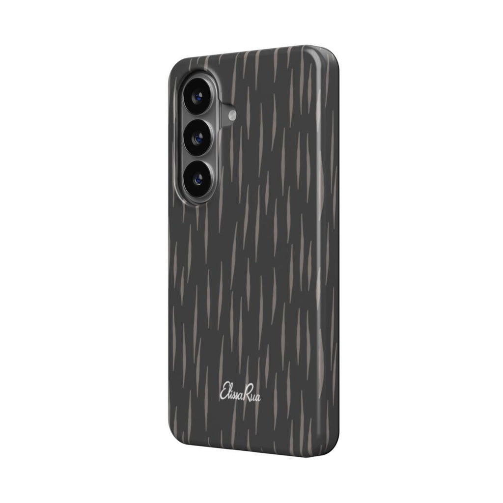 Charcoal Rain – Magnetic Tough Phone Case | Elissa Rua
