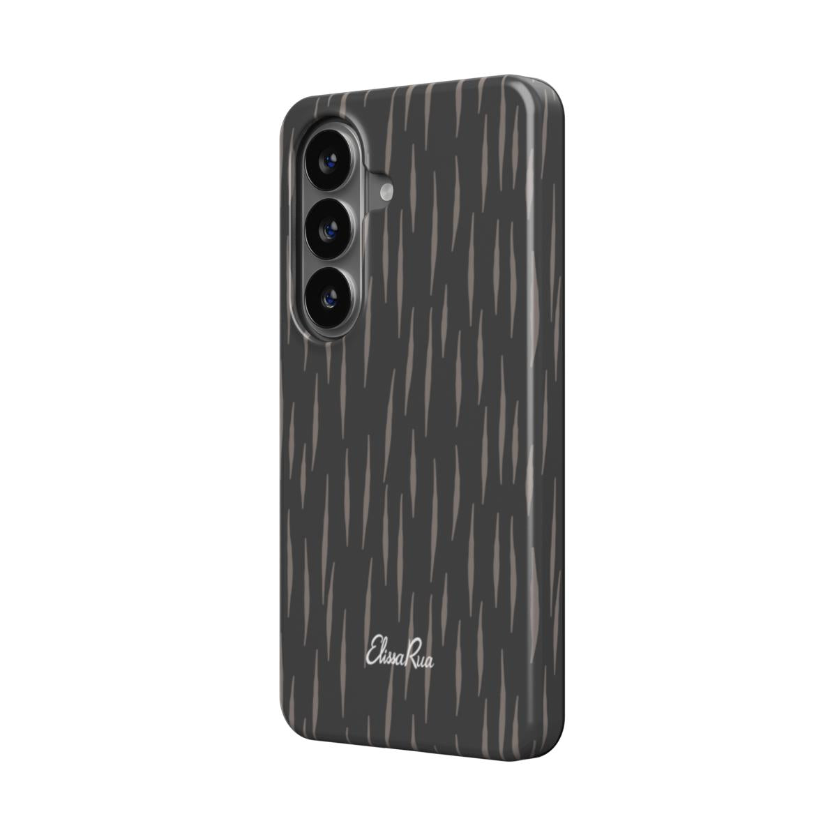 Charcoal Rain – Magnetic Tough Phone Case | Elissa Rua