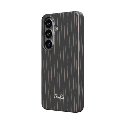 Charcoal Rain – Magnetic Tough Phone Case | Elissa Rua