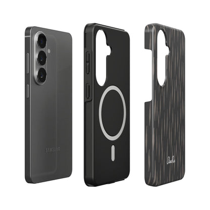Charcoal Rain – Magnetic Tough Phone Case | Elissa Rua