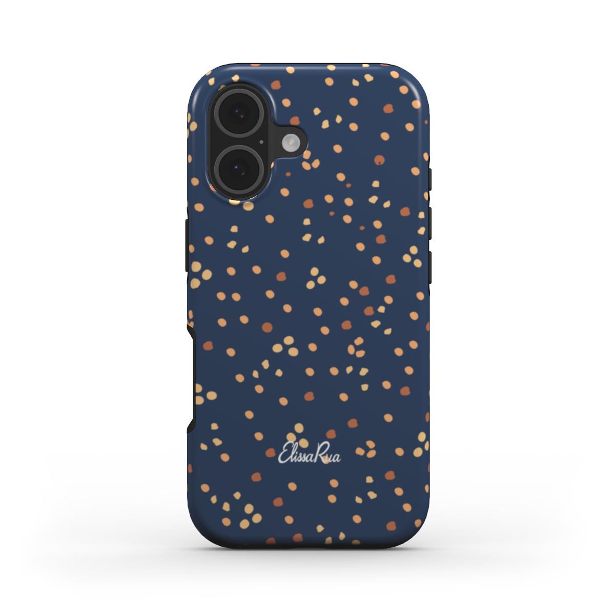 Navy Speckle – Tough Phone Case | Elissa Rua