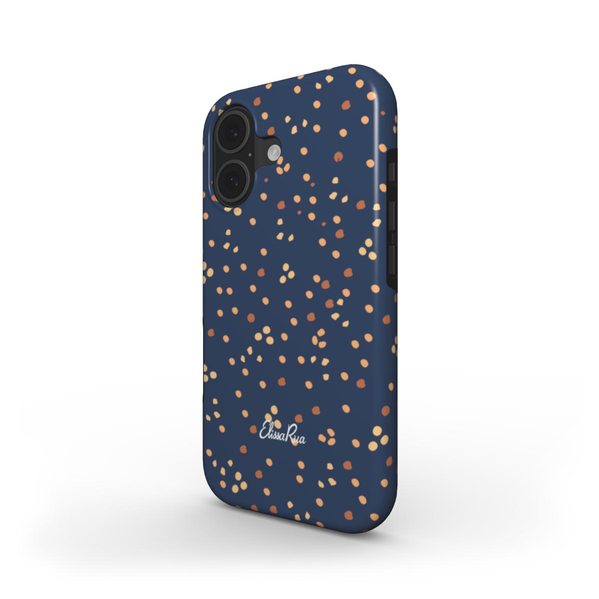 Navy Speckle – MagSafe Tough Phone Case | Elissa Rua