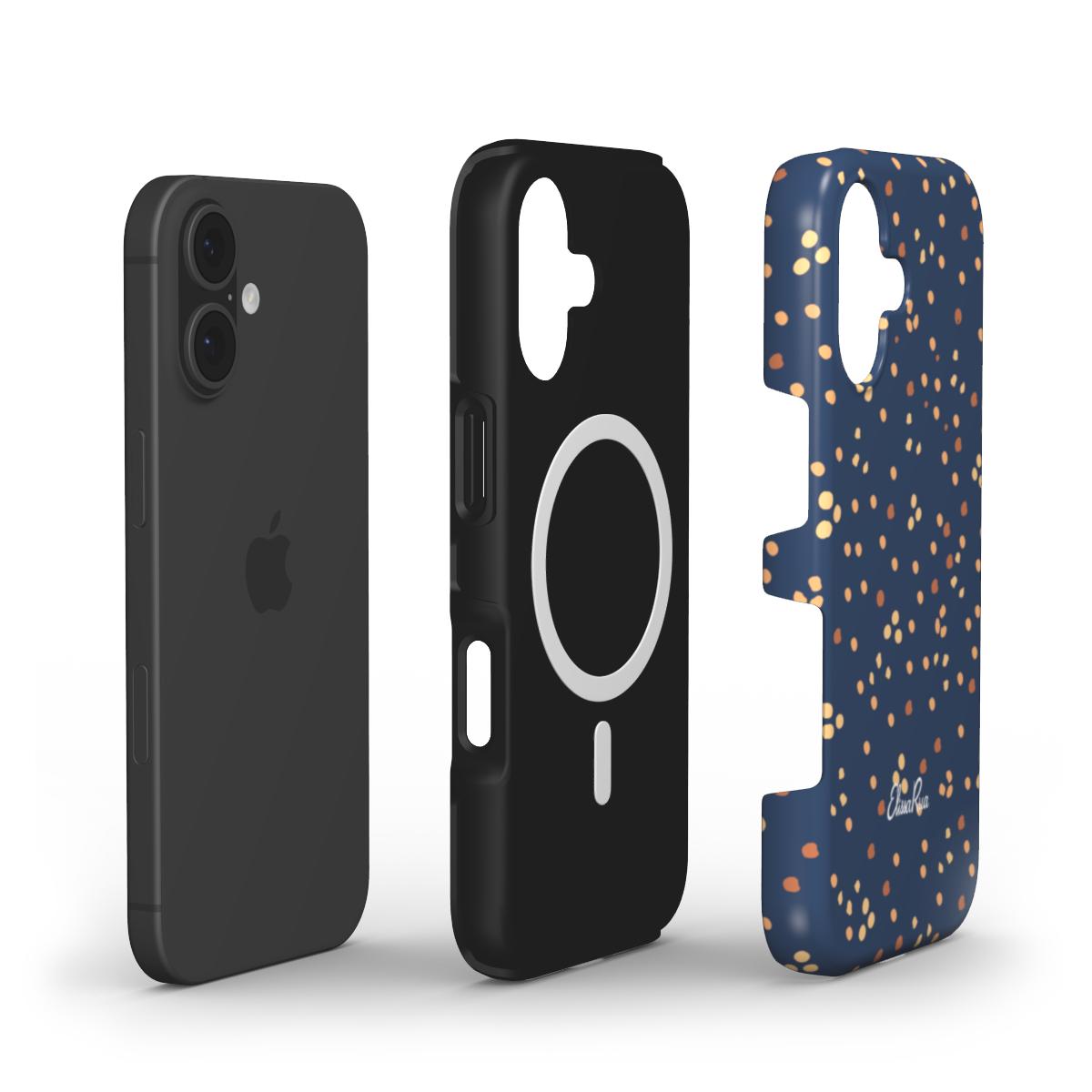 Navy Speckle – MagSafe Tough Phone Case | Elissa Rua