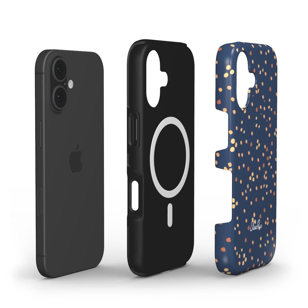 Navy Speckle – MagSafe Tough Phone Case | Elissa Rua
