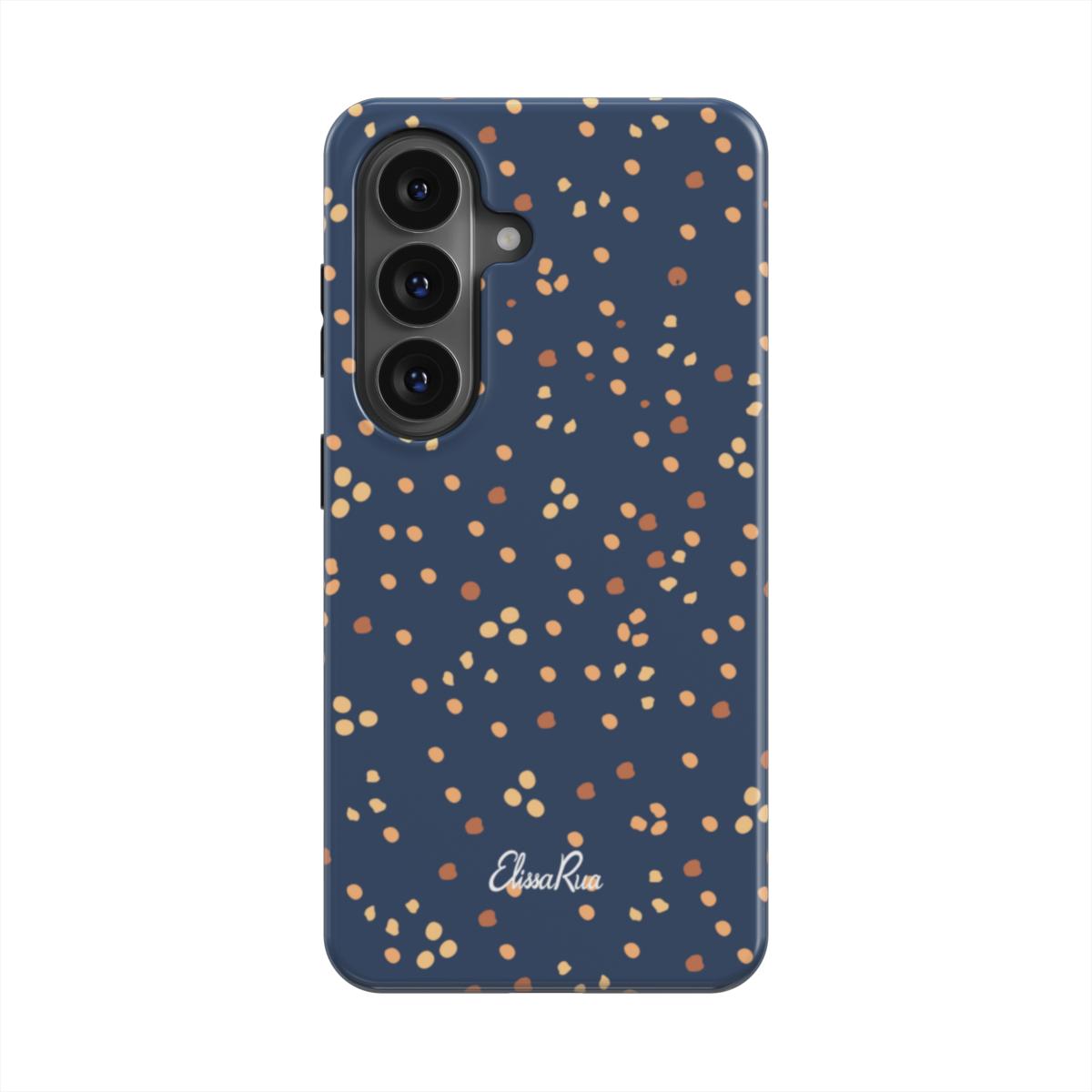 Navy Speckle – Magnetic Tough Phone Case | Elissa Rua