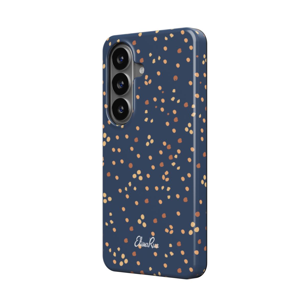 Navy Speckle – Magnetic Tough Phone Case | Elissa Rua