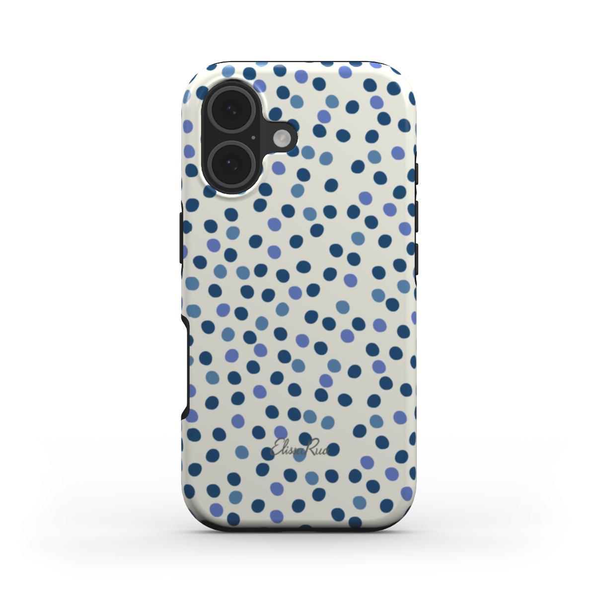 Blue Confetti – MagSafe Tough Phone Case | Elissa Rua